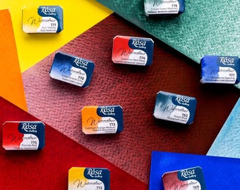 2.5 ml Pans ROSA Gallery Professional Watercolour Paints Custom Colors