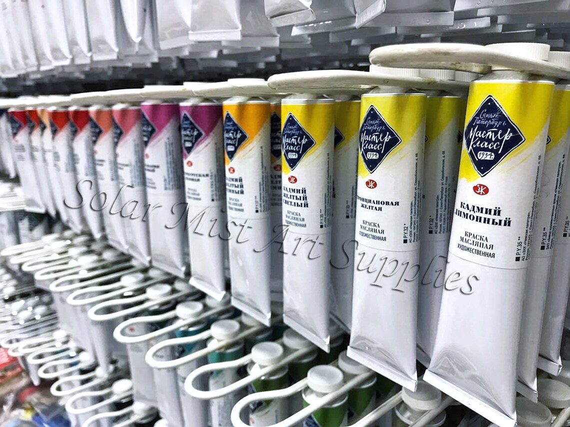 Oil Paint CUSTOM 46 ml tubes Set Master class Artists St Etsy