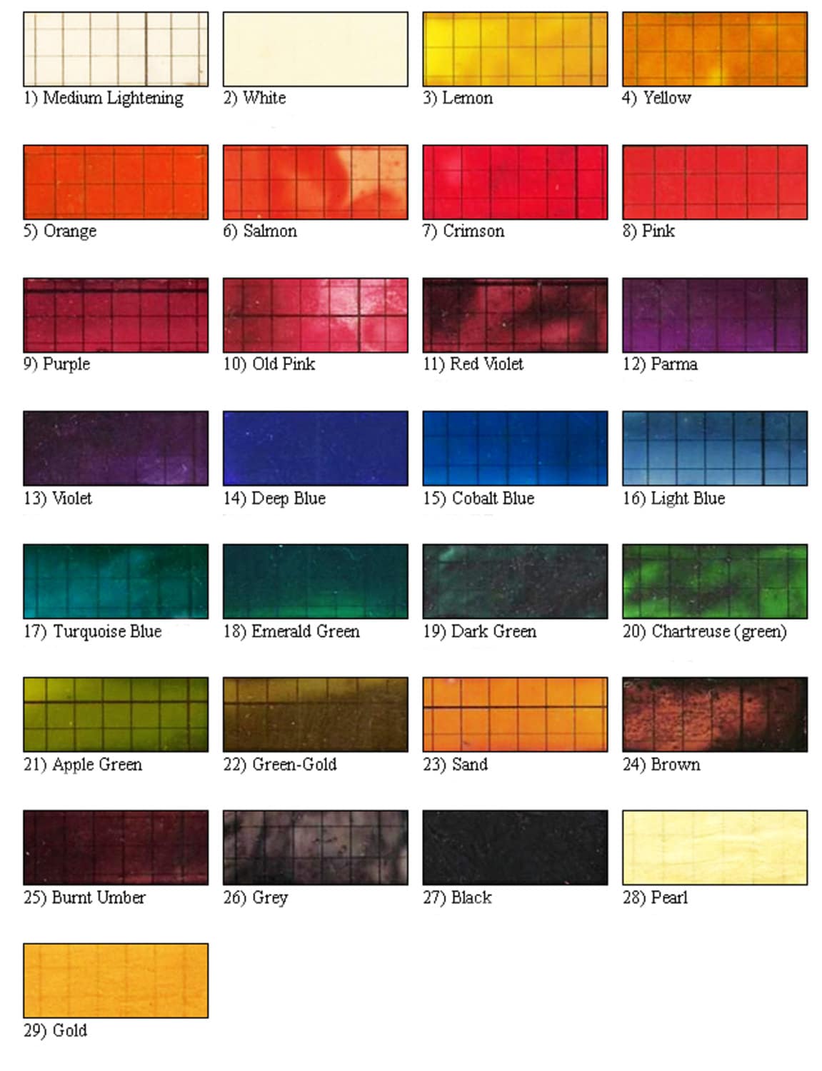 Pebeo Vitrail Stained Glass Effect Color Paints for Glass Etsy Canada