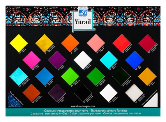 Material Bellas Artes - Pintura - Pintura Cristal Amarillo anaranjado  Vitrail Lefranc, 50 ml.-231