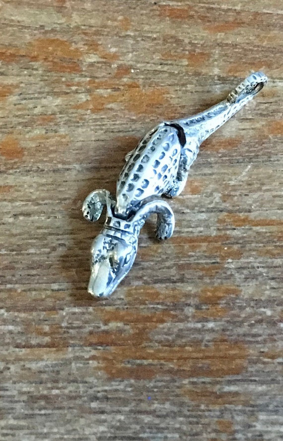 Sterling Charm Florida Gator Articulated