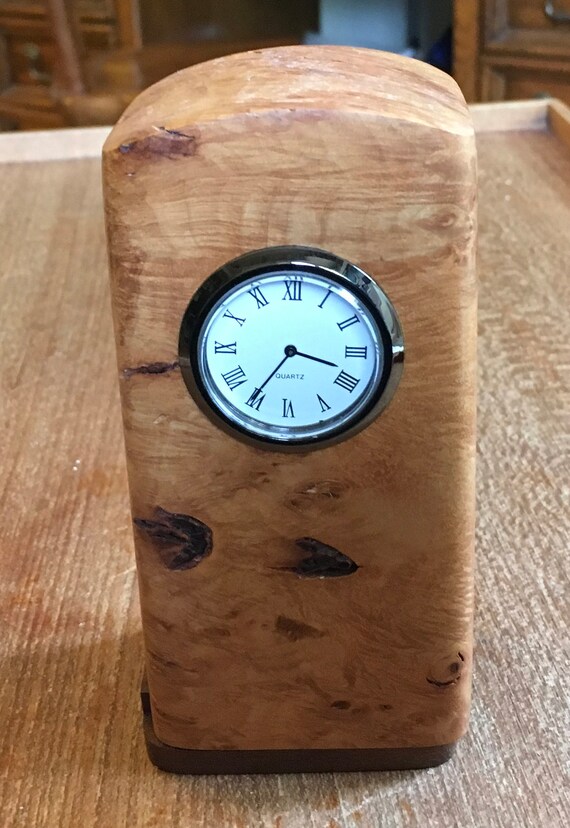 Executive Desk Clock And Stamp Dispenser By Michael Elkan Etsy