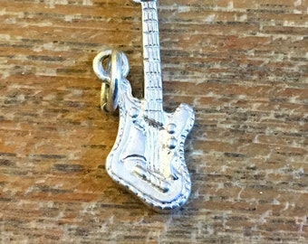 Sterling Guitar Charm