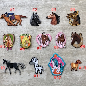 Embroidery Horse Iron On Patch