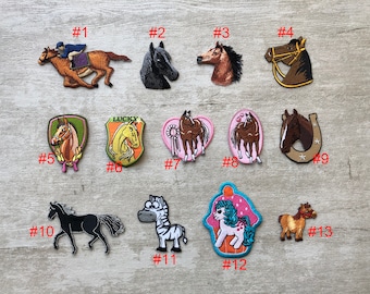 Embroidery Horse Iron On Patch