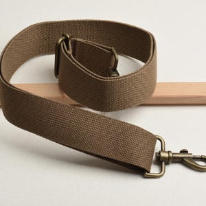 Dark Khaki Canvas Taschengurt Verstellbarer Crossbody Taschengurt Ersatz