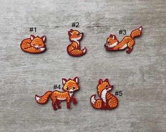 Embroidery Fox Iron On Patch