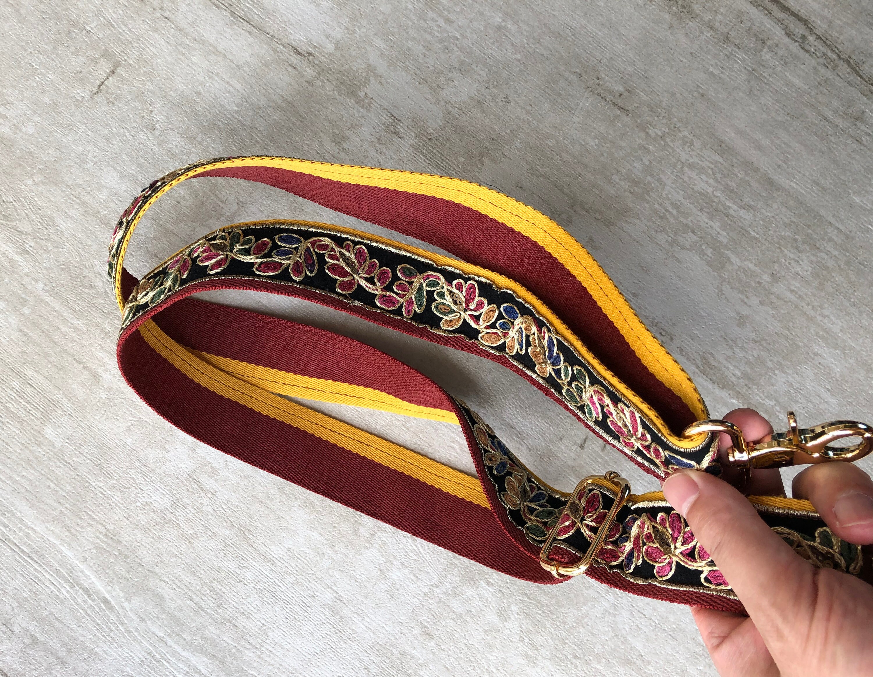 Embroidery Bag Strap Adjustable Crossbody Purse Strap Etsy