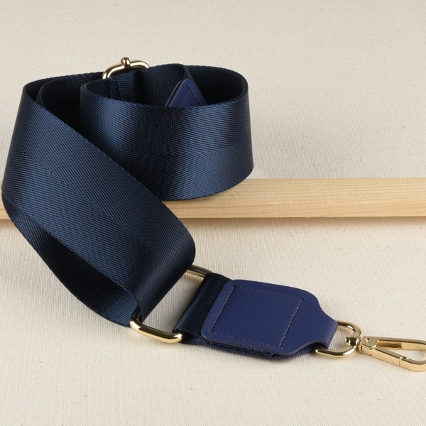 5cm wide Adjustable Crossbody Bag Strap Guitar Strap - Blue