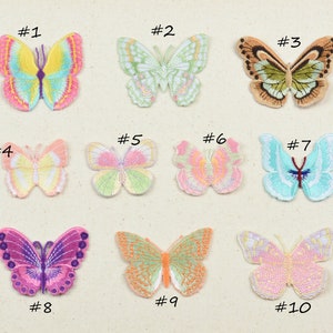 Embroidery Butterfly Iron On Appliques