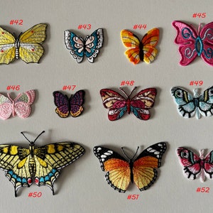 Embroidered Butterfly Patches Iron On Appliques