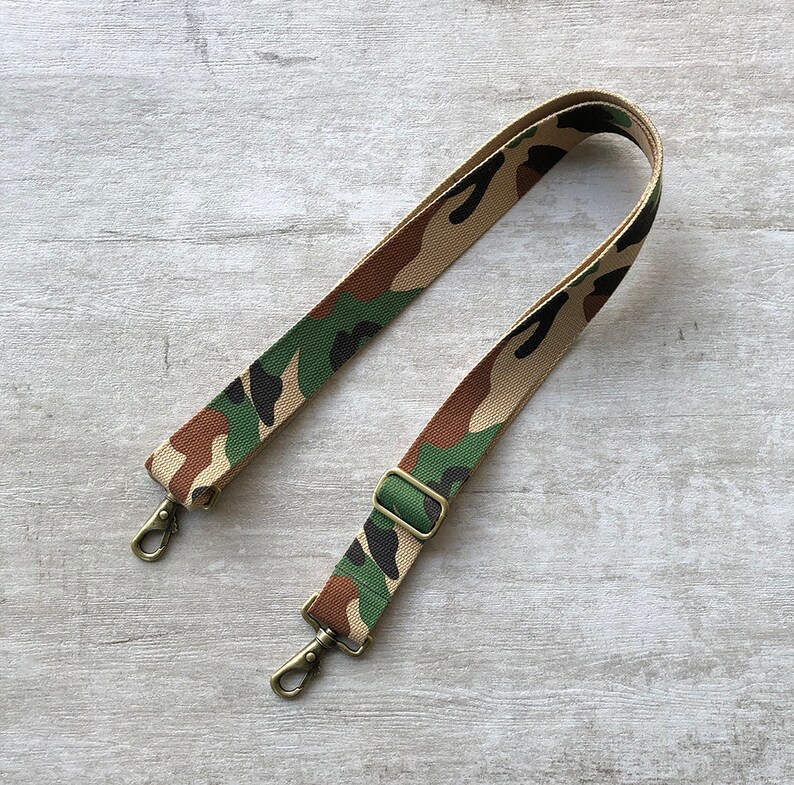 Camo Bag Strap Crossbody Adjustable Handbag Strap Replacement Etsy