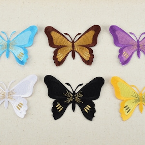 Embroidered Butterfly Patches Iron On Appliques