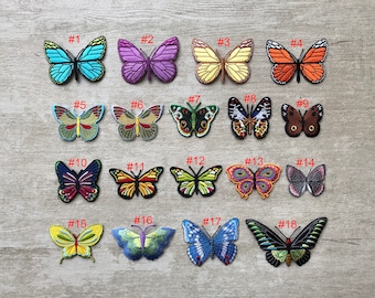 Embroidered Butterfly Patches Iron On Appliques