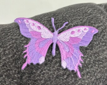 Embroidery Butterfly Patches Iron On Appliques Multiple Colors