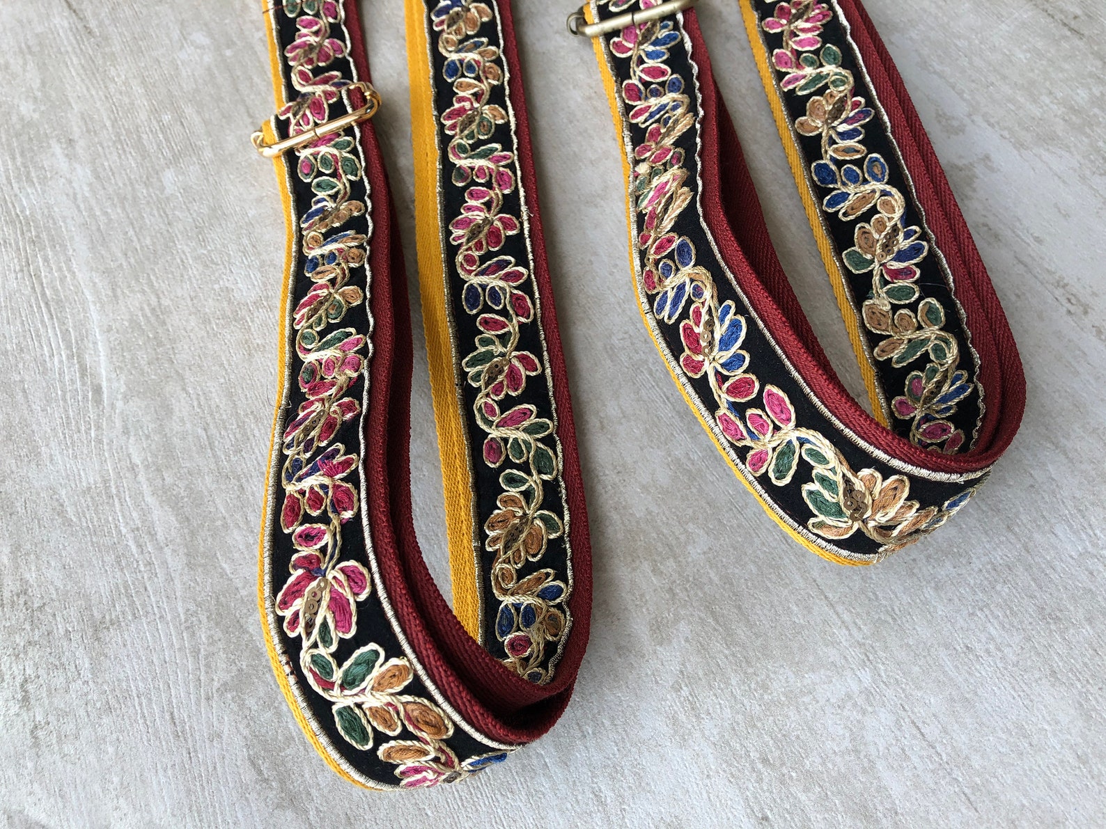 Embroidery Bag Strap Adjustable Crossbody Purse Strap Etsy