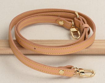 Light Tan Vachetta Leather Strap for Bag Adjustable Crossbody Bag Strap