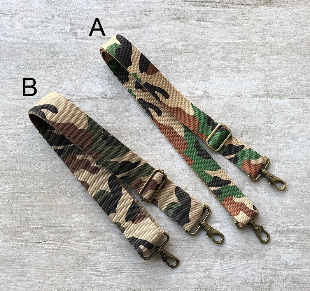 Camo Bag Strap Crossbody Adjustable Handbag Strap Replacement Etsy