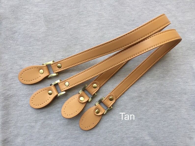 24 inch Synthetic Leather Bag Handles one Pair Etsy