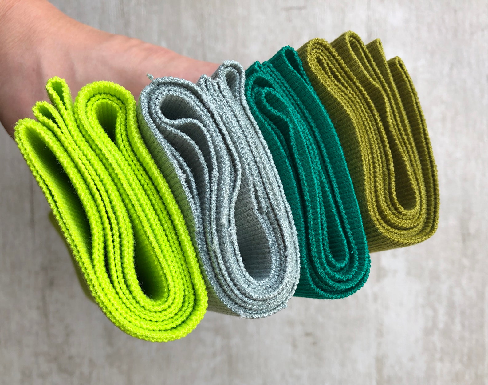 Elastic Rib Knit Cuffs Waistband Collar Fabric Trim SH3195 Etsy