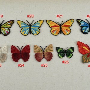 Embroidered Butterfly Patches Iron On Appliques
