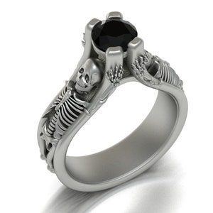 The Skeleton Ring .925 Sterling Silver image 2