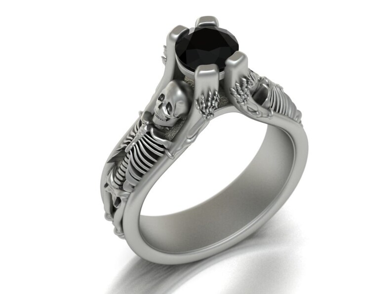 The Skeleton Ring .925 Sterling Silver image 2