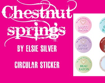 Licensed Chestnut Springs Round Stickers
