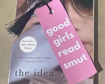 Smut Bookmark: 2x6" Glossy Bookmark with Tassel