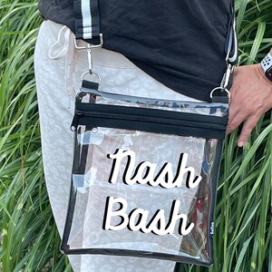 Clear Crossbody Bag- Custom