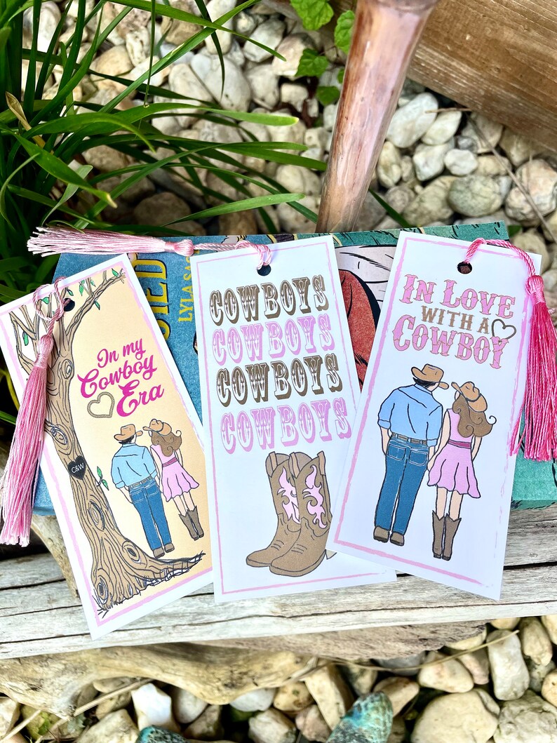 Cowboy Era Bookmark - Etsy