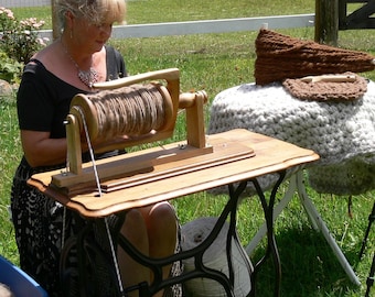 Build Your Own Indian Head Spinning Wheel & Treadle Conversion