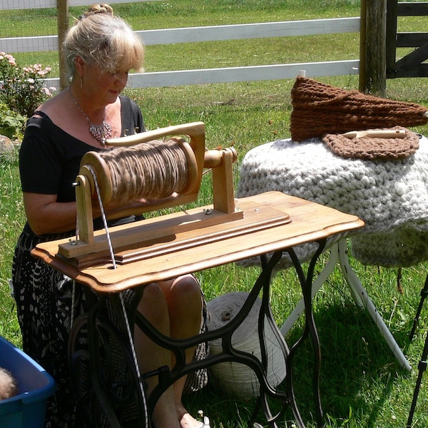 Build Your Own Indian Head Spinning Wheel & Treadle Conversion