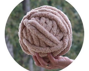 250 Yds KNOTFREE Super Chunky, Vegan, Chenille Jumbo Blanket Yarn FREE SHIPPING