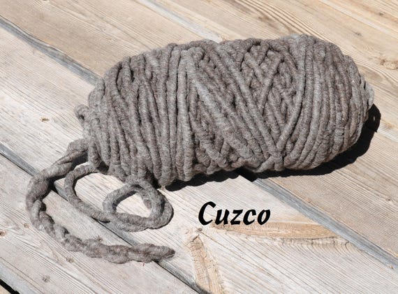 Llama Sanctuary Art Yarns - Super Bulky Bumpy Llama & Alpaca Rug Yarn