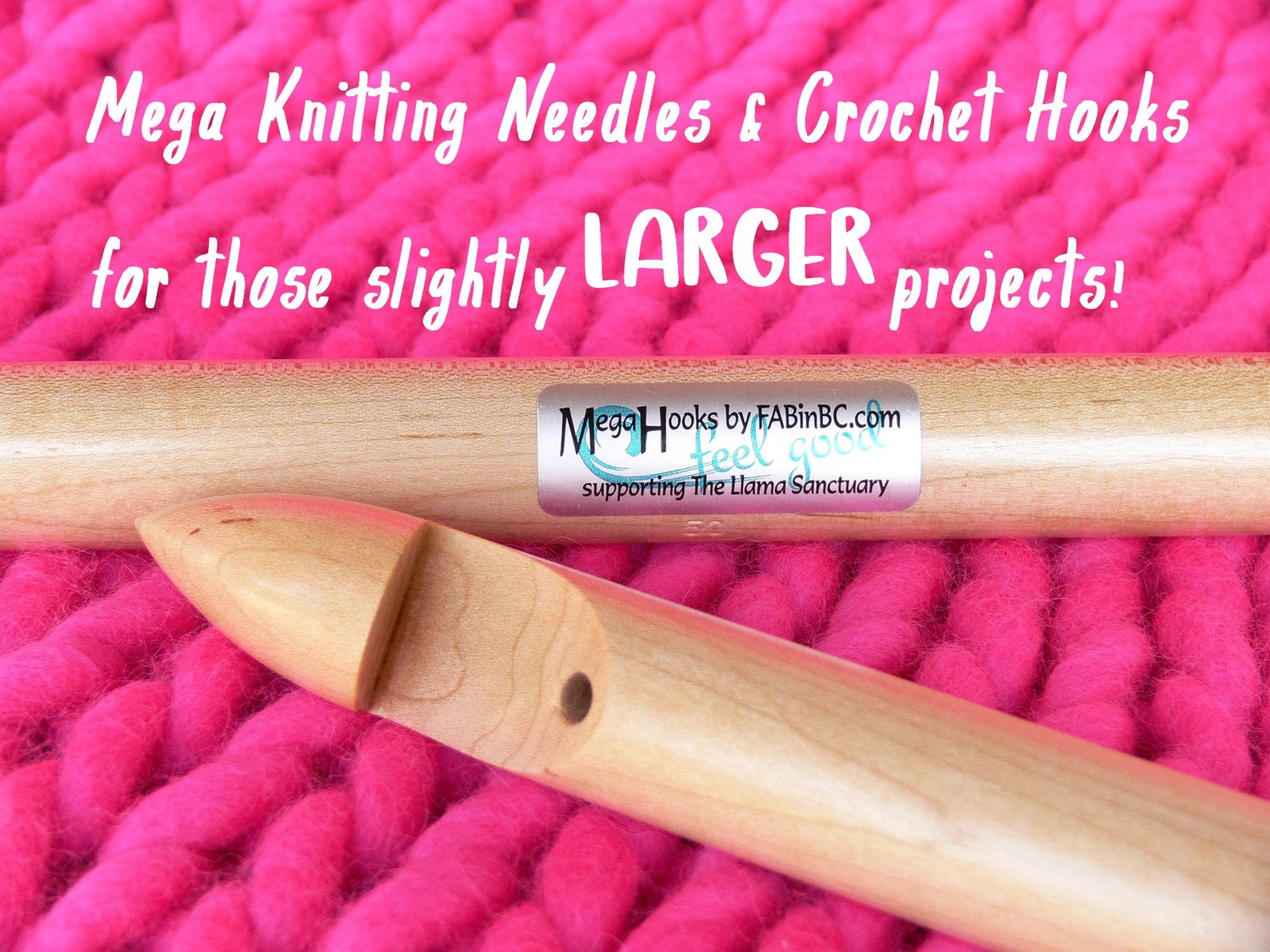 Mega Hooks BIG Knitting Needles & Crochet Hooks Etsy