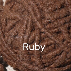 Llama Sanctuary Art Yarns - Super Bulky Bumpy Llama & Alpaca Rug Yarn image 3