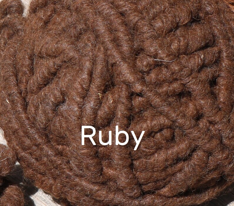 Llama Sanctuary Art Yarns - Super Bulky Bumpy Llama & Alpaca Rug Yarn image 3