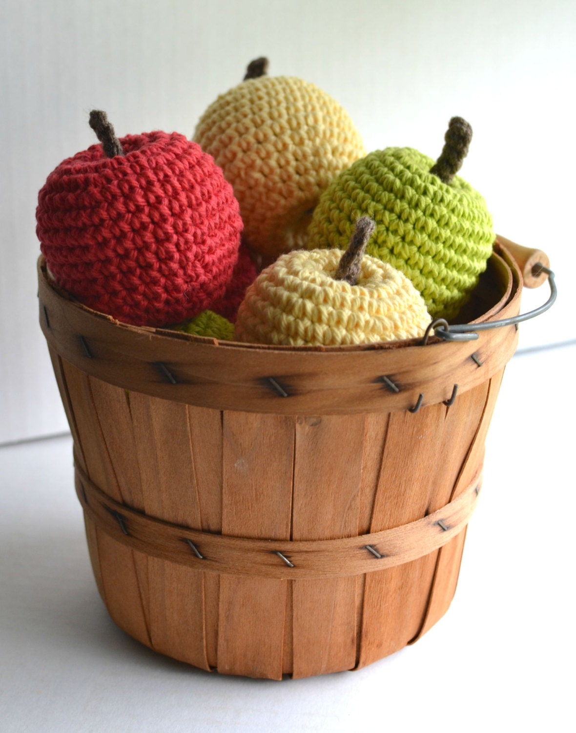 Baby & Toddler Toy Apples Set of 6 Fall Handmade Preschool Etsy