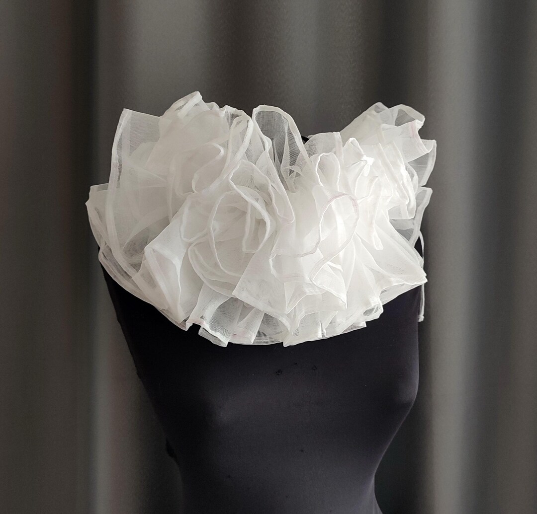 Huge Ruffle Clown Collar Ruff, Big Neck Collar Costume Accessory - Etsy