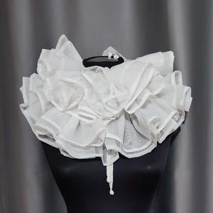 Riesen Rüschen Clown Kragen Halskrause, großer Halskragen Kostüm Accessoire