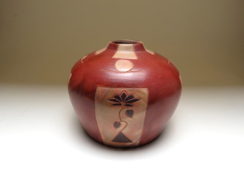 Phases of a Seedling Ceramic Vase Handmade Earthenware Pottery