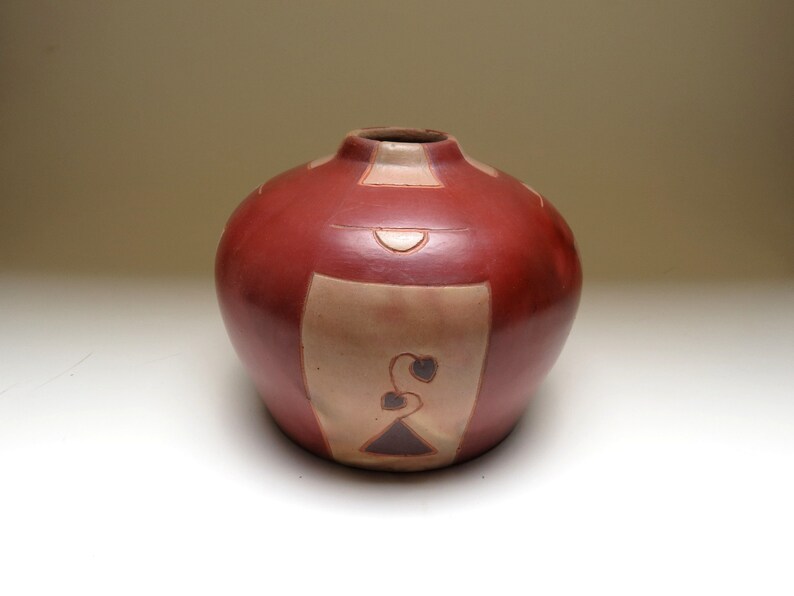 Phases of a Seedling Ceramic Vase Handmade Earthenware Pottery