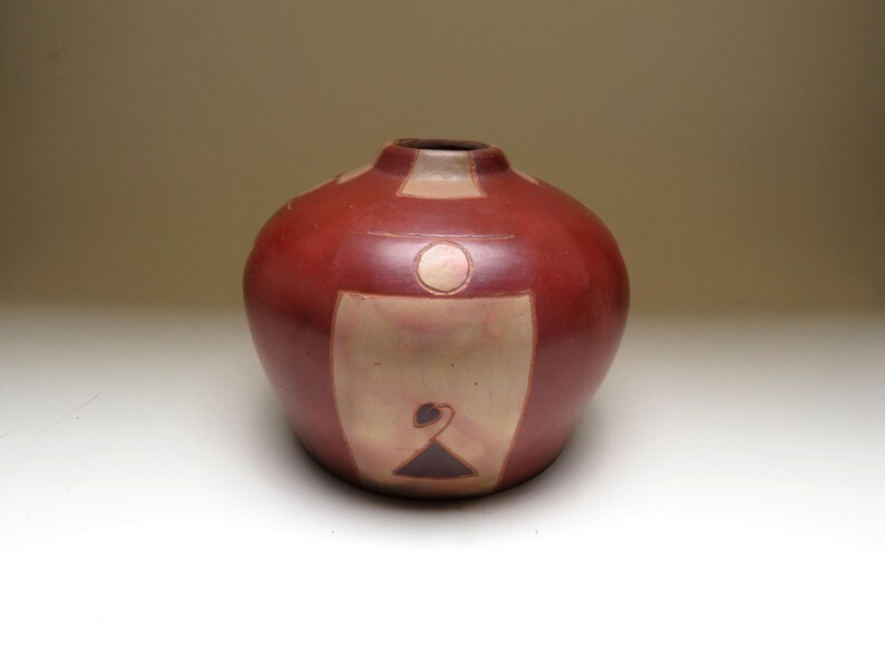 Phases of a Seedling Ceramic Vase Handmade Earthenware Pottery