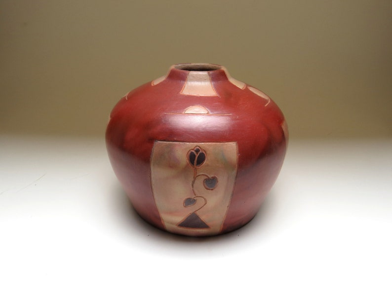 Phases of a Seedling Ceramic Vase Handmade Earthenware Pottery