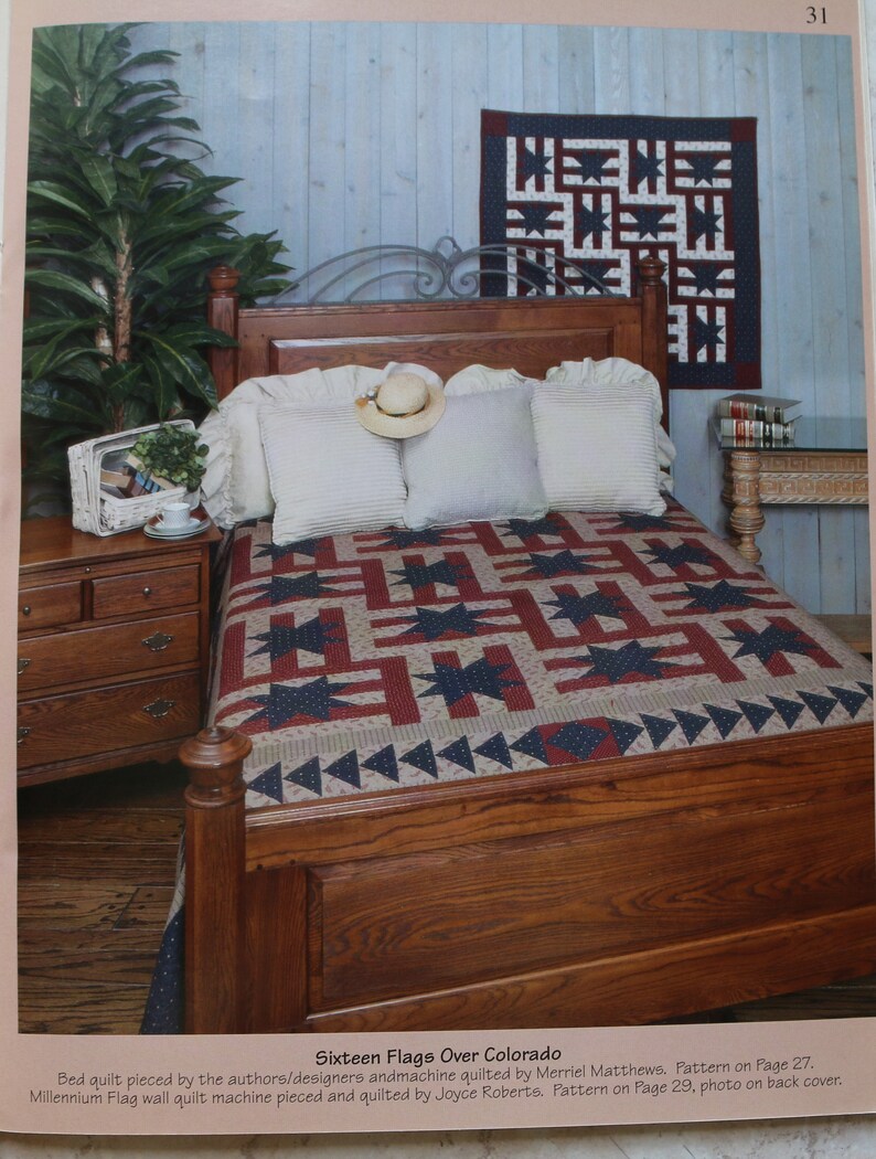 Destash Book Sewing Patterns Four Blocks Say More Quilted Wall Hanging Pattern Quiltsy Destash Quilt Patterns