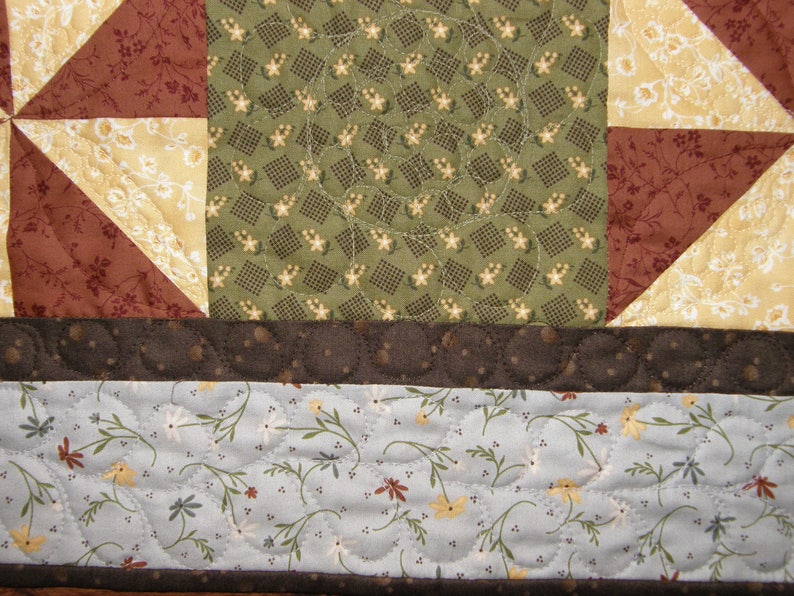 Blue Green Yellow Red Table Topper Quiltsy Team Quilted Table Runner Spring Table Topper Quilt Spring Table Topper Quilted Table Topper