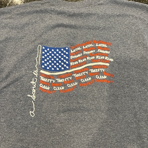 Scout law flag