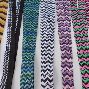 Fancy Chevron collars one of a kind.