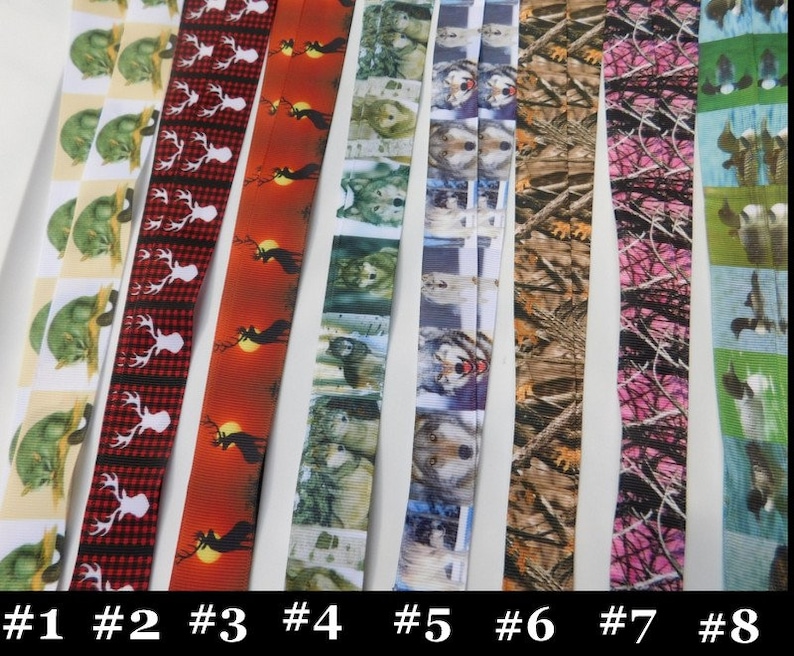 3 Yards - Wildlife Animals - Grosgrain Ribbon - Your Choice Style ...